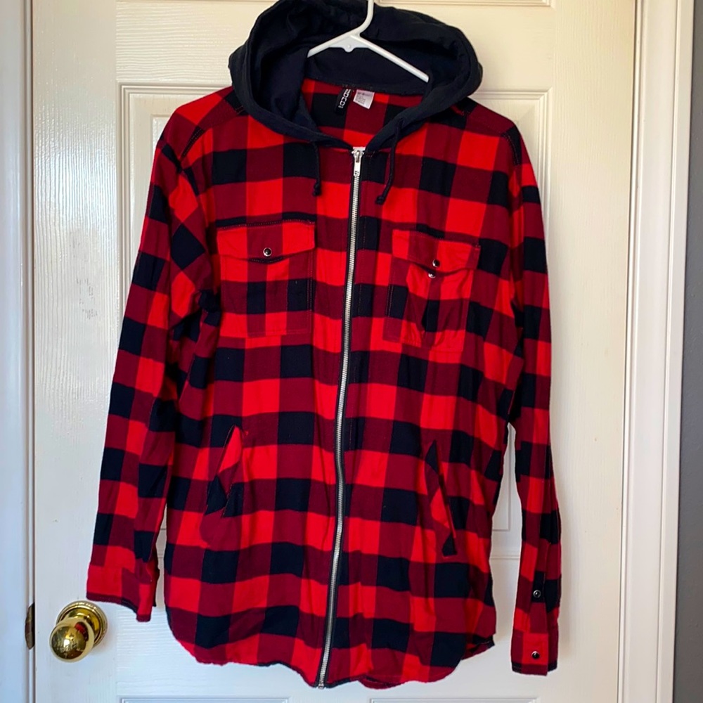 H&M Women’s Flannel Hoodie